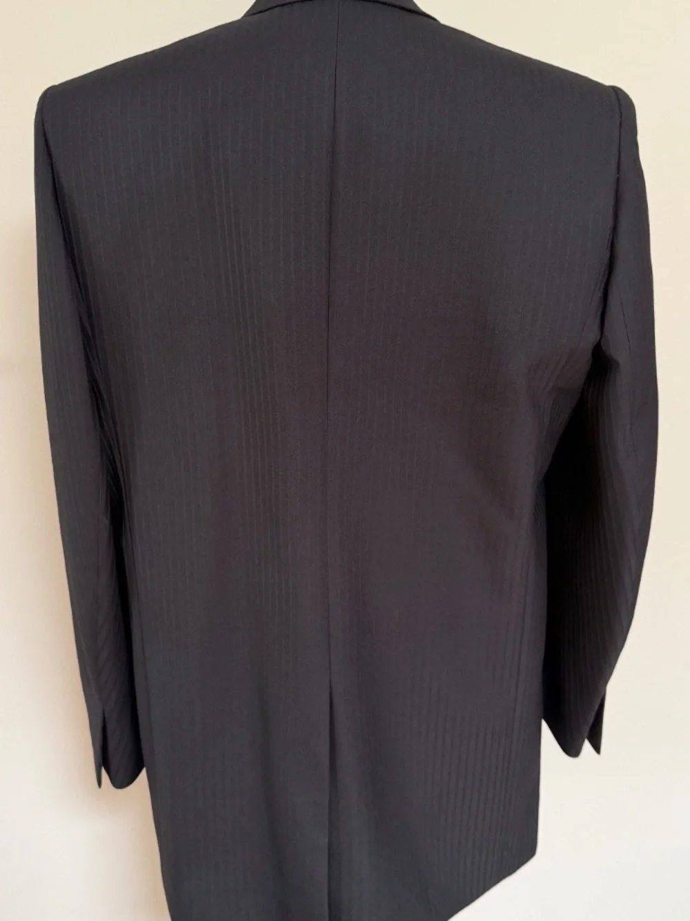 Saint Laurent YSL Runway Oversized Stripe Wool Tuxedo Blazer Jacket